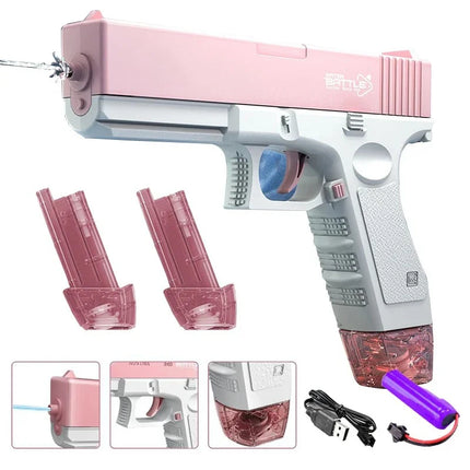 M416 Water Gun Fully Automatic Shooting Toy Summer M416 Water Gun Battle Beach Outdoor Entertainment Children's and Adult Toys