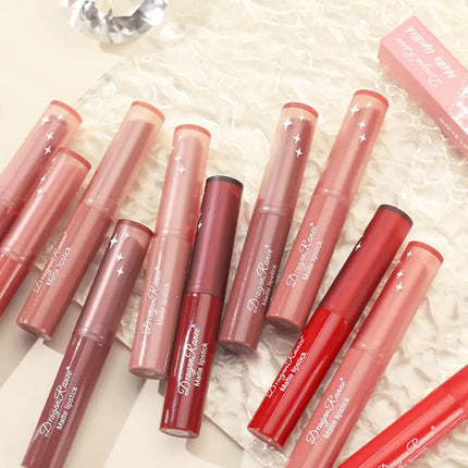 Matte Velvet Lipstick Waterproof Long-lasting Liquid Lipstick Women Smooth and Pigmented Non-Stick Moist Lip Tint