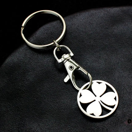 Trolley Cart Tokenrings Keychains Shopping Trolley Token Coin Keyring