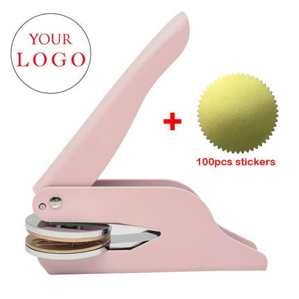 Embosser Stamp LOGO Customized Wedding Library Book Private Seals Customization Envelope Party Invitation Embossing Stamps DIY