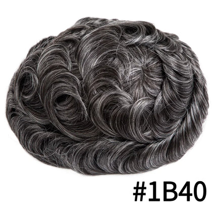 Australia Toupee Men Lace PU Base Wig For Men Male Hair Prosthesis Breathable Man Wig Capillary Prosthesis Replacement System