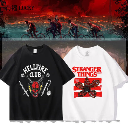 Strange Tales Short-sleeved T-shirt, Hellfire Club Collaboration Short-sleeved Shirt, Same Style Cosplay Clothing