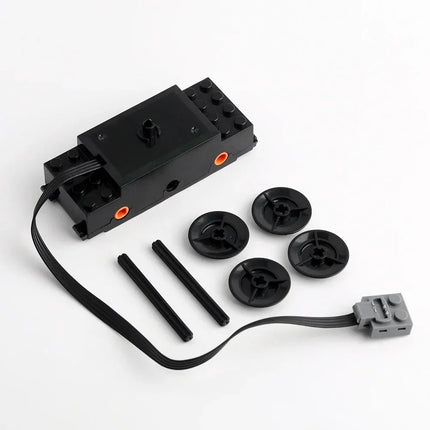 88002 Building Blocks Train Motor -MOC Power Functions Speed Motor for Legoeds-Compatible Trains DIY Cars Rail 10254/53401/53400