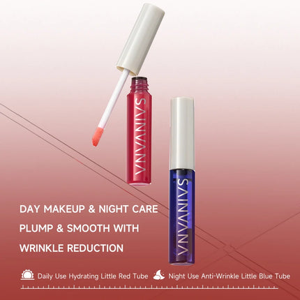SAINVANA Water-Glow Lipstick Tint of Color Lip Balm Nourishing Shine&Line-Smoothing Lip Glaze with VitaminE Natural Gloss Finish