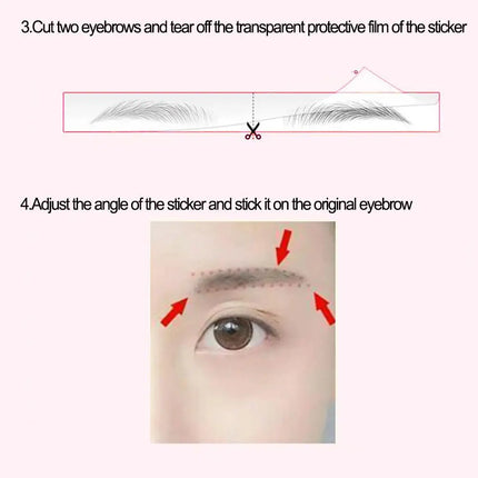 6D Hair Like Eyebrows Stickers Makeup Waterproof Eyebrow Eyebrow Long Natural Hair-liked Authentic Eyebrow Tattoo Sticker