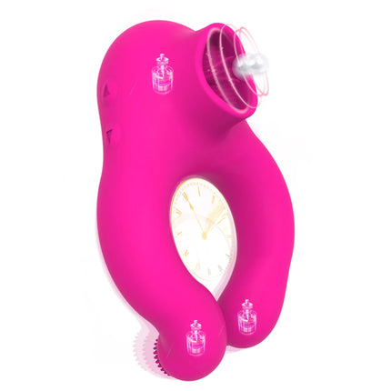 Unisex Vibrator Male Penis Ring Tongue Licking Sex Toy 3 Motor Vagina Masturbator G-spot Clitoris Stimulator Sex Toys for Couple
