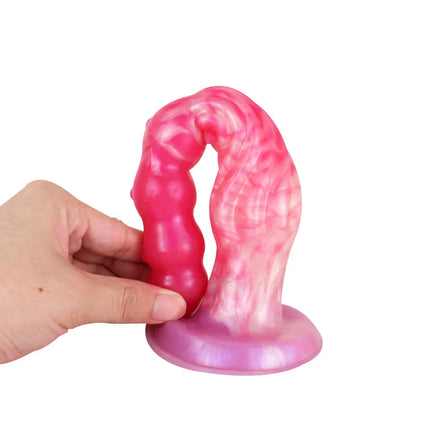 "Novelty Silicone Dildo · Unisex Massage Rod with Beaded Anal Plug - Ergonomic & Discreet Elegant Adult Toy" Pleasure Product