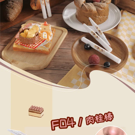 LEEMEMBER Lip Liner Bear Bakery Collection Lipstick Pencil Natural Coverage And Change Lip Color Double-Ended Lip Makeup