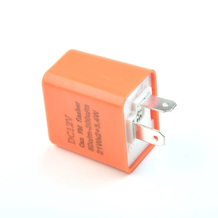 2-Pin Motorcycle LED Flasher Relay Motorbike Adjustable LED Indicator Flasher Relay12V Motorcycle Electronics Accessories
