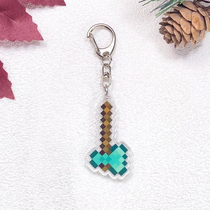1/27Pcs Game Totem of Undying Car Keychain Accessories Acrylic Cute Charms Pendant For Bag Funny Key Holder Backpack Decoration