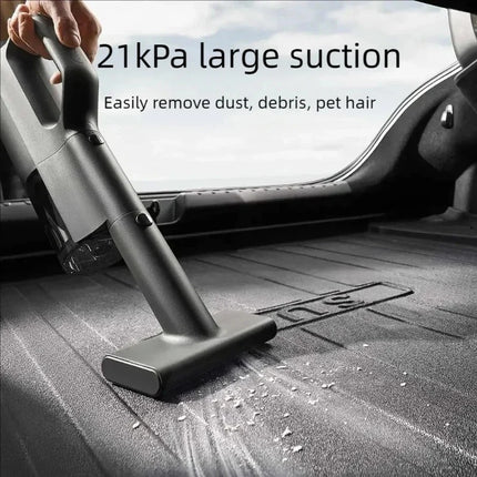 NEW MIJIA Car Vacuum Cleaner MJXCQ01QW 21kPa Suction 150mL Dust Cup 2400mAh Battery Washable Filter Element For Car Cleaning CN