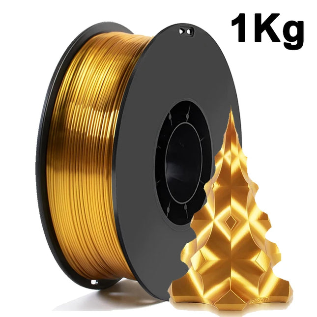 250g 500g 1kg Silk Gold PLA Filament 1.75mm 3D Printer Material silk gold pla For 3D Printer Filament wire Vacuum Packaging