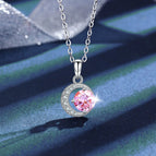YL-Pink Moissanite / 0.5ct with box