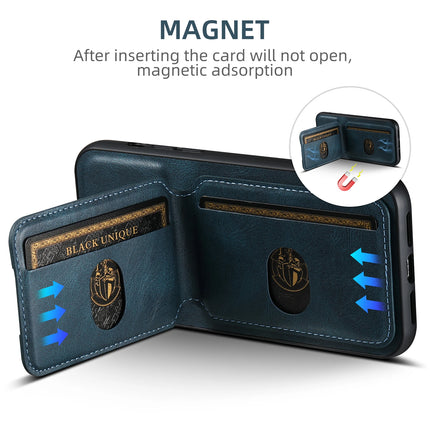 SUTENI Luxury Leather Card Holder Phone Case Wallet Kickstand Cover For iPhone 17 16 15 14 13 12 11 Pro Plus Max X Xs XR