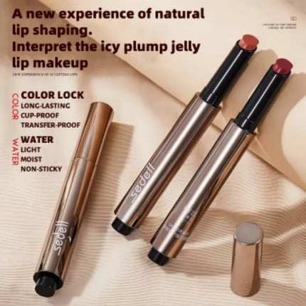 Natural Sheer Lip Balm Moisturizing Lipstick Long-lasting Waterproof Non-stick Soft Mist Matte Smooth Enhancing