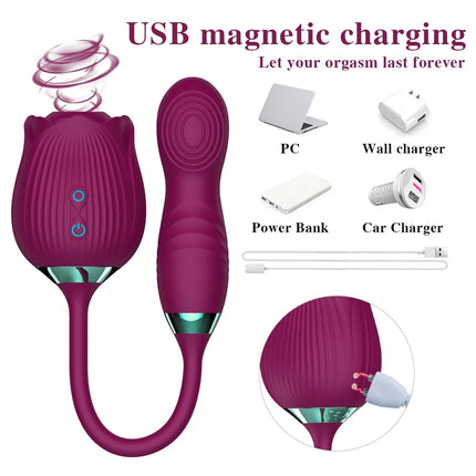Clitoris Sucker Vibrator for Women Nipples Clit Stimulator Finger Wiggle G-Spot Vibrator Female Masturbator Sex Toy for Women 18