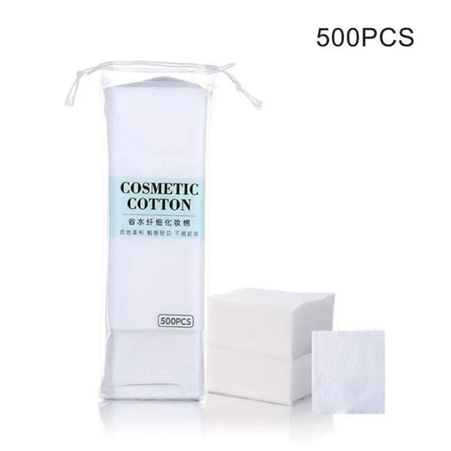 500PCS/Set Facial Puff Pads Disposable Makeup Accessories Remover Practical Face Soft Remover Non-woven Fabric Paper Beauty Tool