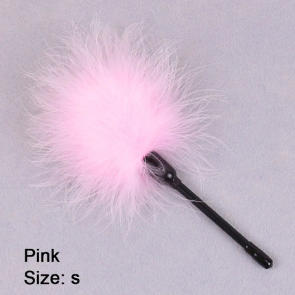42cm Flirting Feather Tickled Whip Spank Flogger Clit Tickler BDSM Bondage Slave Erotic Adult Toys SM Product Sex Shop Sex Toys