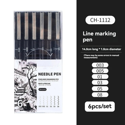 15/3 Size Fineliner Pens Black Micro Pigment Liner Pen Multiliner Drawing Pen for Artist Sketching Drawing Drafting Comic Design