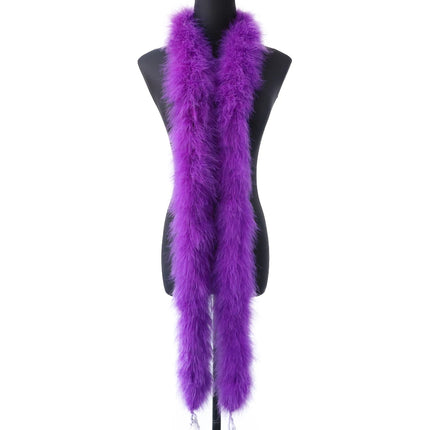 2M Soft Turkey Marabou Feather Boa 11-50g for Scarf Clothing Christmas Tree Decor Shawl Craft Costume Wedding Dress Plume Boas