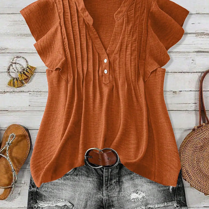 Plus Size Women's Casual Everyday Design Shirts for Going Out and Vacationing