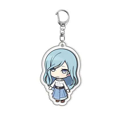 PJSK Kawaii Cute Anime Characters Acrylic Keychain Ornaments Girls Cartoon Backpack Charm Keyring Jewelry Accessories Gifts Toys