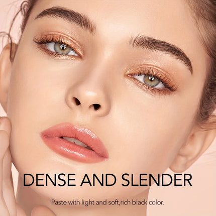 1 Piece of 7D Waterproof Mascara, 24-Hour Long-Lasting Hold, Lengthening and Thickening, Suitable for All Light Beige Tones, Quick-Drying, Dense and Slender, Thickened and Curled, Sweat-Proof and Smudge-Proof, Valentine's Day