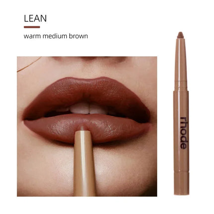 Fashion Lips Makeup Pocket Blusher Lip Gloss Oil Lip Balm Rouge With Lipstick Lip Shape Pen Liner Barrier Butter For Girl Gift