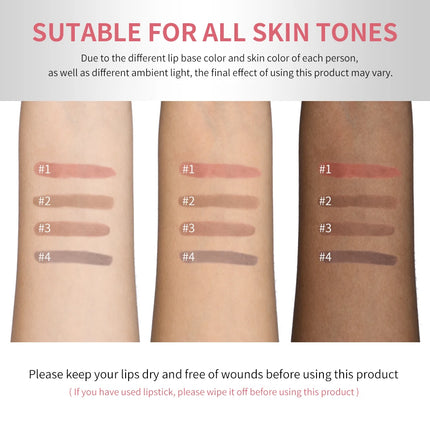 Peel Off Lip Stain Lip Liner Tattoo Long-Lasting Waterproof Smudge-Proof Transfer-Proof Matte Lipliner Magic Lip Cosmetic