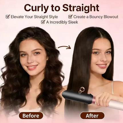 SenCiciMen 6-in-1 Multi Hair Styler Hot Air Brush Curling Iron Hair Dryer Multifunctional Curling Barrel for Daily Hair Styling