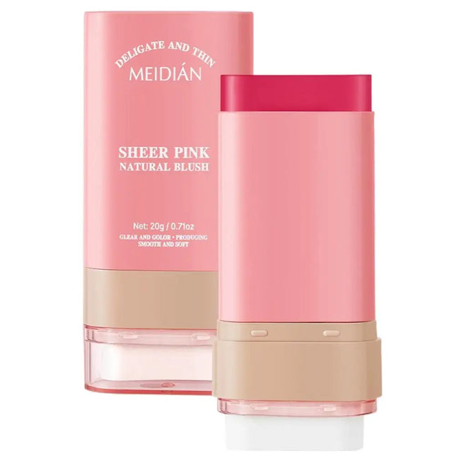 MEIDIAN Matte Blush Cream 20g Nude Three-color Waterproof Smudge-proof Lightweight Breathable Multi-purpose Cushion Blush Stick