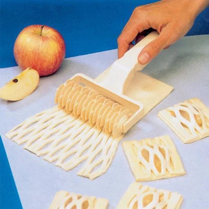 3 Size Selection High Quality Pie Pizza Cutter Pastry Bakeware Embossing Dough Roller Lattice Cake Tools Plastic Baking Tool