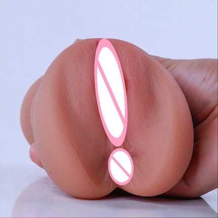 2 IN 1 Sex Toys Masturbation For Men Deep Throat Artificial Real Pussy Oral Male Masturbator Realistic Vagina Adult Pocket Pussy