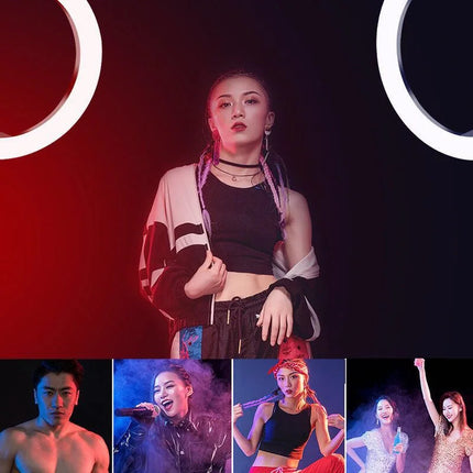 26cm 10inch Led Selfie Ring Light Round Ring Lamp with Phone Holder Photography Fill Lighting with Tripod for Youtube Live Video