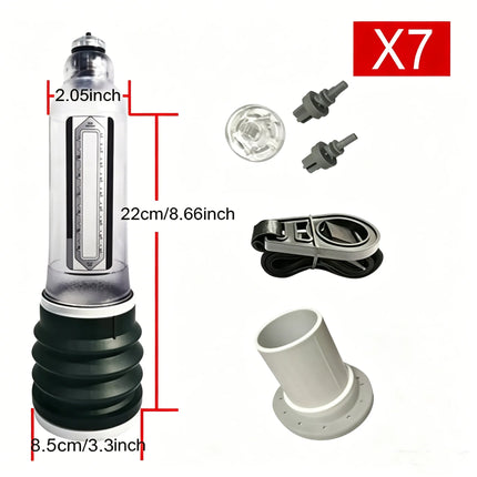Male penis pump, water vacuum pump, male penis enlargement pump, extender, rooster exercise pump, glans training device, adult s
