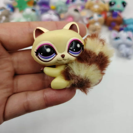 Original LPS Pet Toys Cute Animal Can Shake Head Kitten Collection Toys for Girls Christmas Birthday Gift