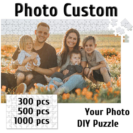 Your Photo Personalized Custom Jigsaw Puzzle Add You Multiple-Specifications Own Picture DIY Wood Jigsaw Puzzle Family Gift Toys