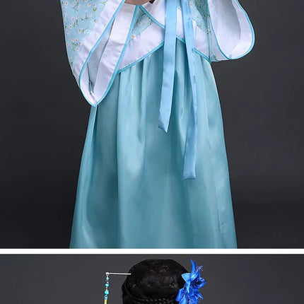 Autumn Two-piece Set Kids Hanfu Cosplay Tang Girl Suit Dance Costume Baby Outfits Ancient Girls Clothing Hanfu Children Suits