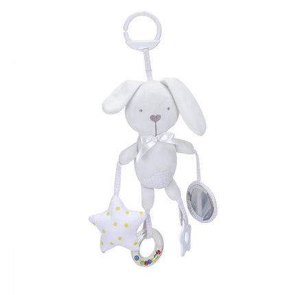 Soft Elephant Plush Bell Rattles Animal Handbells Rattles Plush Infant Baby Development Handle Toys Baby Toy For Newborn Gifts