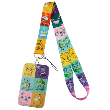 Cute Anime Credential Holder Cool Game Elf Lanyards for Key Neck Strap For Card Badge Gym Keyring Accessories Gifts for Friends