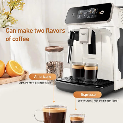 Philips EP1221 Fully Automatic Coffee Machine with Aroma Extract System 12-Setting Ceramic Grinder Milk Frother