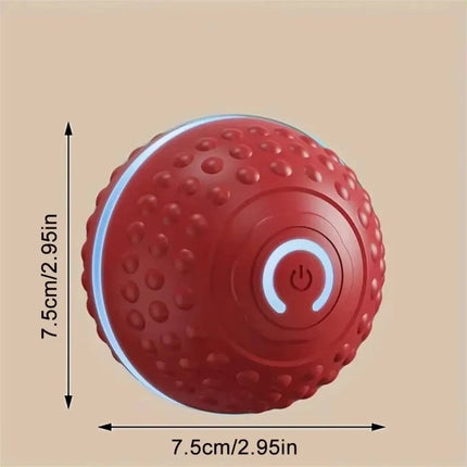 USB Rechargeable Smart Dog Toys Automatic Jumping Electronic Jumping Ball Chew Resistant Interactive Function Electronic Ball