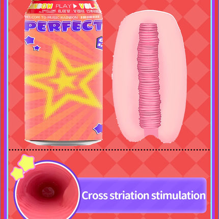 YUU Sex Toys Male Hidden Canned Masturbation Cup VER.2 Soft STPE Artificial Pocket Pussy Masturbators for Men Onahole 7 Colors