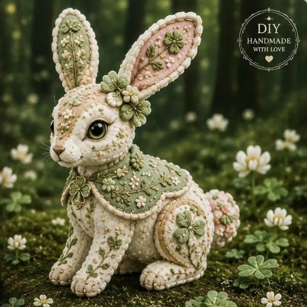 Floral Fabrics Animal Patchwork Set Material Pack Creative Design Handmade Decor Kit Home Decoration Hanging Kit