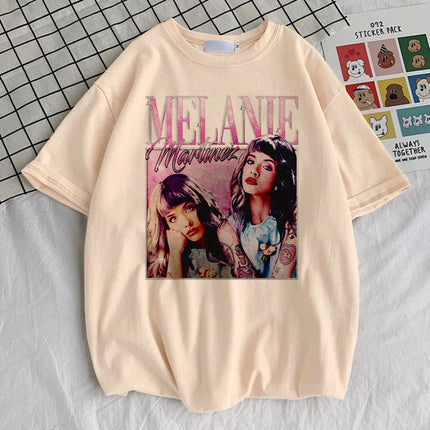 Melanie Martinez top tees girl aesthetic streetwear Graphic anime Classic Retro top tees Digital korean clothes Retro Graphic
