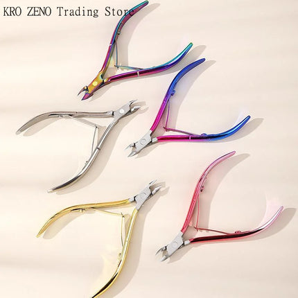 🔝1 Pcs Cuticle Nippers Nail Manicure Cuticle Scissors Clippers Trimmer Dead Skin Remover Pedicure Stainless Steel Cutters Tool✨