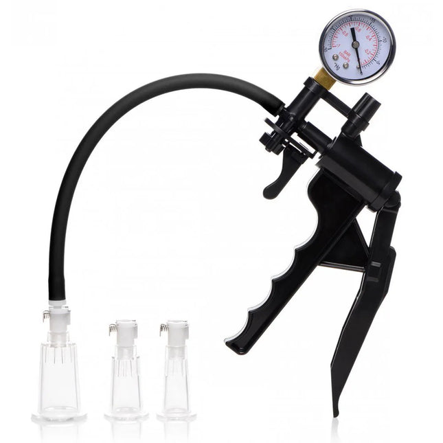 Pointer Style Manual Pussy Vacuum Pump Sucking Set Nipple Vagina Massager Clitoris Pumps Stimulator Adult Sex Toys For Women 18+