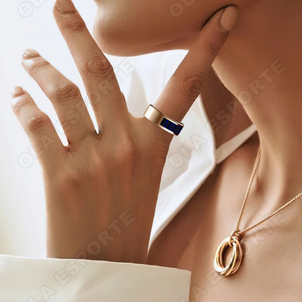 2026 Smart Ring with Touch Display Screen, Wireless Charging, Health Manager, 5 ATM Waterproof For Men Women Smart Rings R12 R08