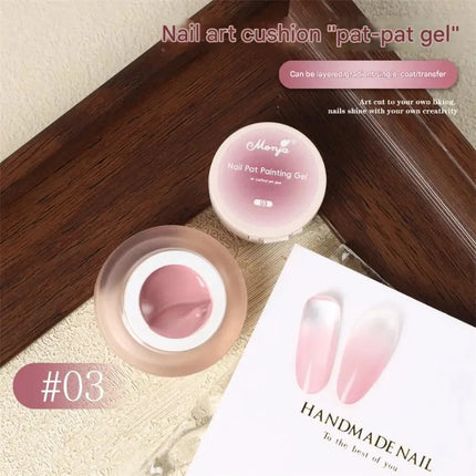 5ml Nail Art Cushion Gradient Painting Gel Black Ombre Patting Gel Polish UV/LED Blush Blooming Aura Manicure Nail Polish Tools