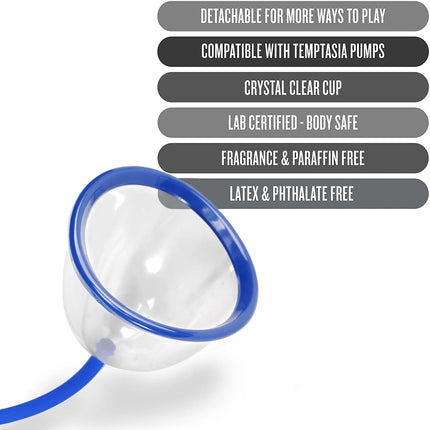 Female Sucker Cup Accessories Vacuum Pump Clitoris Stimulator Pumps Nipple Clit Stimulator Orgasm Massage Breast Enlargement Cup